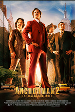 Poster for Anchorman 2: The Legend Continues